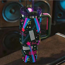 Copo Térmico Barbie 40oz – Aço Inoxidável, Tampa com Canudo, Parede Dupla