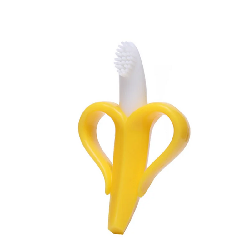 Mordedor Banana de Silicone – Seguro, Macio e Livre de BPA