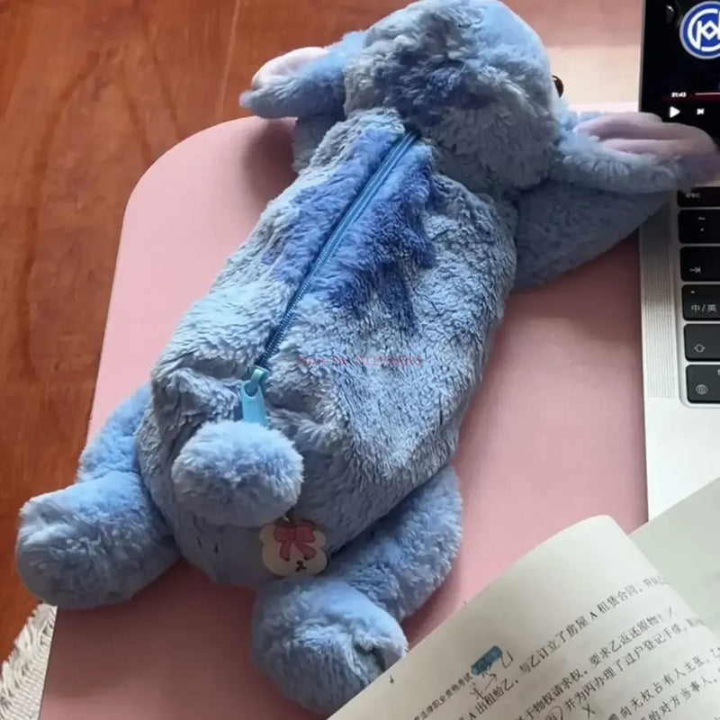 Estojo de Pelúcia Stitch – Macio, Fecho de Zíper, Tema Lilo & Stitch