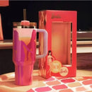Copo Térmico Barbie 40oz – Aço Inoxidável, Tampa com Canudo, Parede Dupla