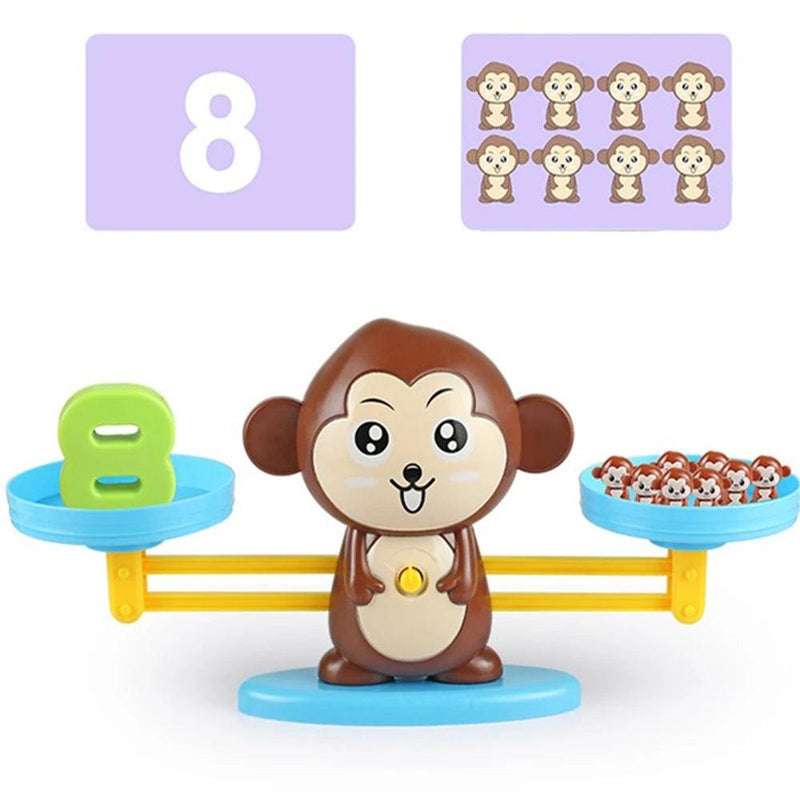 Balança Macaquinho- Ensine seu filho a contar de maneira divertida! (últimas unidades em promoção) - Brinque Criativo