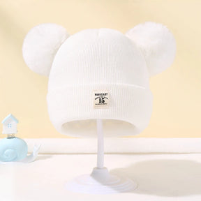 Gorro Infantil com Pompom – Quentinho e Confortável para Bebês de 0 a 3 Anos