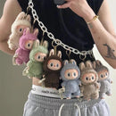 Mini Figura Labubu 17cm | Modelo Decorativo em PVC com Chaveiro