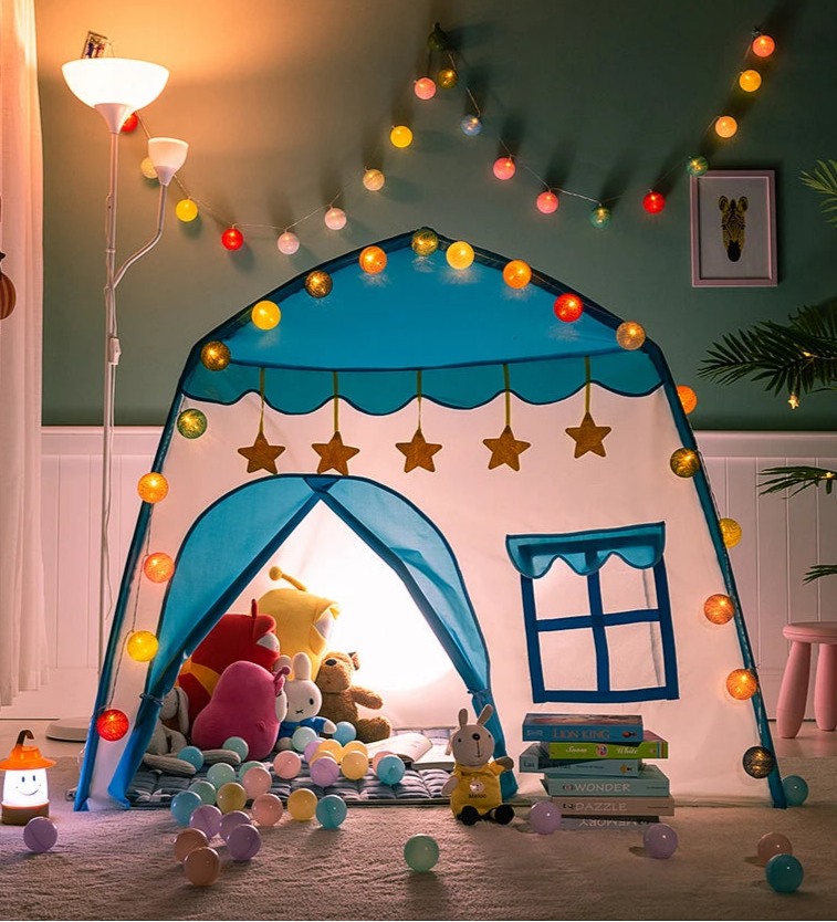 Tenda Infantil Dobrável | Playhouse para Brincadeiras Internas e Externas
