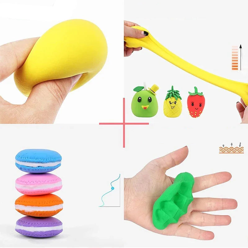 Kit de Massinhas de Modelar - 24 Cores Vibrantes para Criatividade Sem Limites