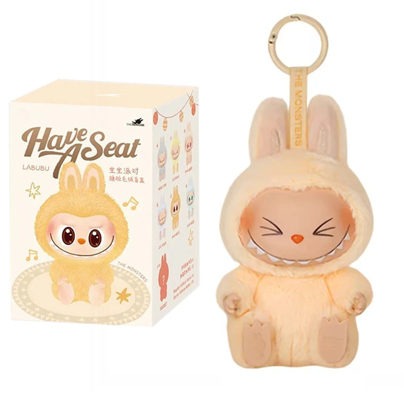 Blind Box Labubu Have a Seat – Miniatura Colecionável | Chaveiro Fofo