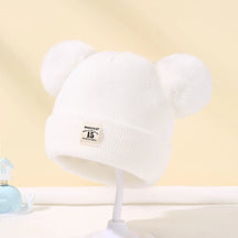 Gorro Infantil com Pompom – Quentinho e Confortável para Bebês de 0 a 3 Anos