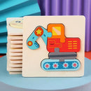 Quebra-cabeça Montessoriano Animais- Desenvolva hoje os movimentos cognitivos do seu filho! - Brinque Criativo