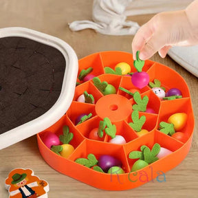 Baby Montessori Toys For Toddler Toys Educational Colorful Shape Toy Pull Carrot Set Counting Discouvery Toys For Kids Learning - Brinque Criativo