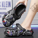 Sandália Masculina Estilo Crocs Tamanho Grande – Leve, Antiderrapante e Confortável para Verão (Até o Nº 47)