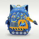 Mochila Infantil Retroescavadeira – 36 x 30 cm, Material Resistente e Design Divertido