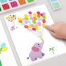 Kit de Pintura a Dedo- Montessoriano - Brinque Criativo