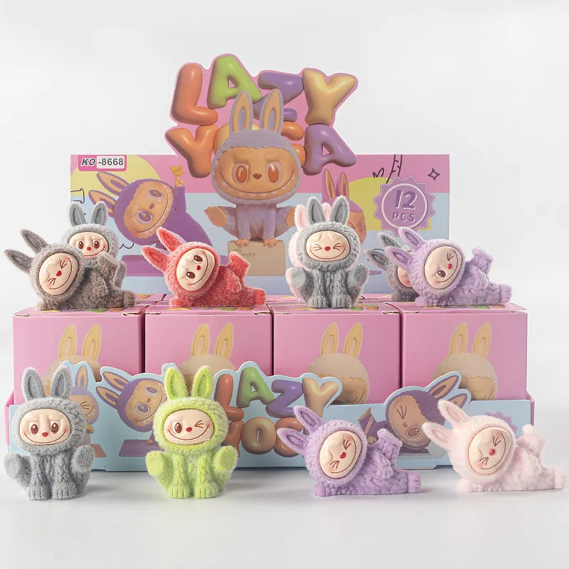 Labubu The Monsters – Caixa Surpresa com 12 Mini Bonecos de 4 a 6cm, Coleção Anime Kawaii