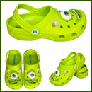 Sandália Mike Wazowski Monsters S/A – Estilo Crocs, Antiderrapante e Respirável para Verão