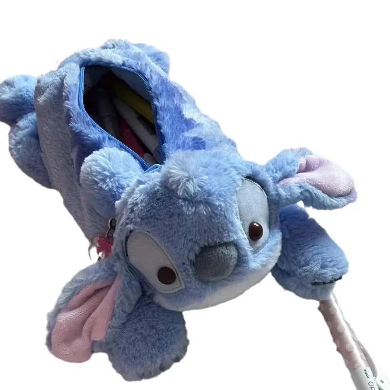 Estojo de Pelúcia Stitch – Macio, Fecho de Zíper, Tema Lilo & Stitch