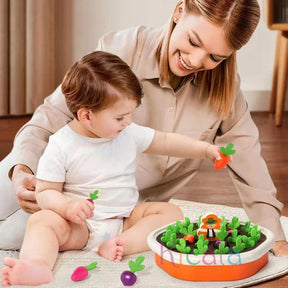 Baby Montessori Toys For Toddler Toys Educational Colorful Shape Toy Pull Carrot Set Counting Discouvery Toys For Kids Learning - Brinque Criativo