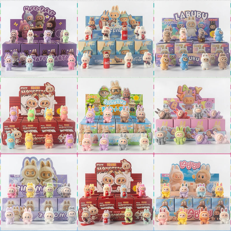 Labubu The Monsters – Caixa Surpresa com 12 Mini Bonecos de 4 a 6cm, Coleção Anime Kawaii